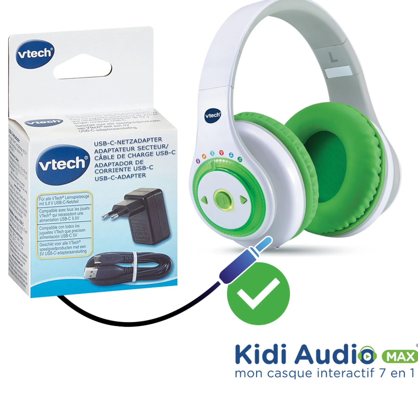 Adaptateur secteur USB C officiel VTech