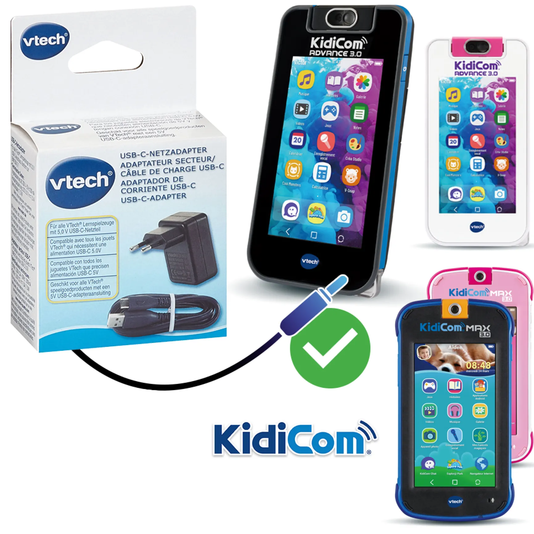 Adaptateur secteur USB C officiel VTech