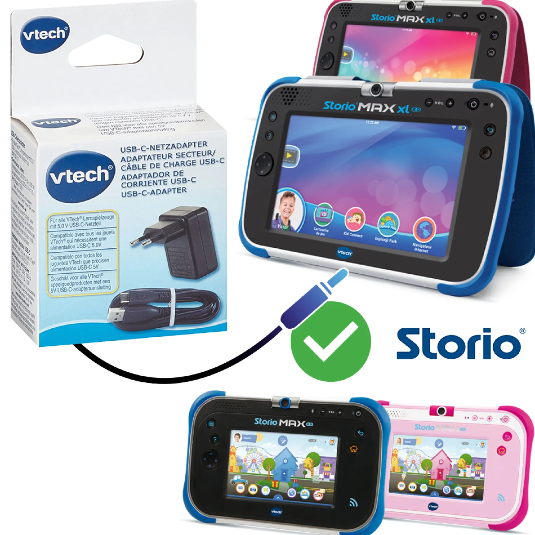 Adaptateur secteur USB C officiel VTech