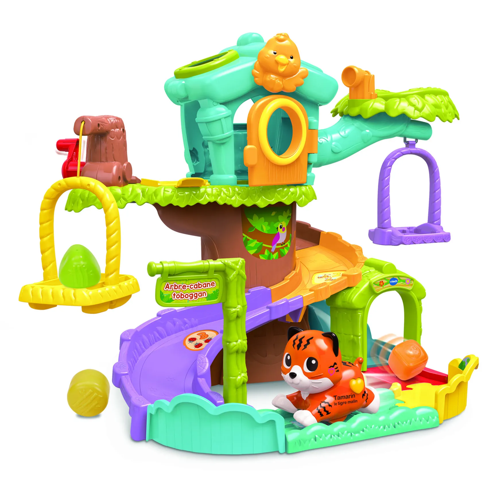 Arbre cabane toboggan