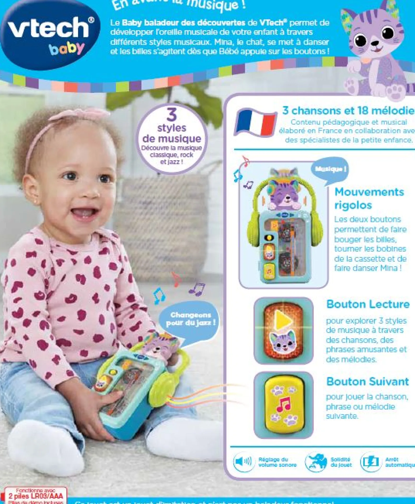 Baby baladeur des découvertes