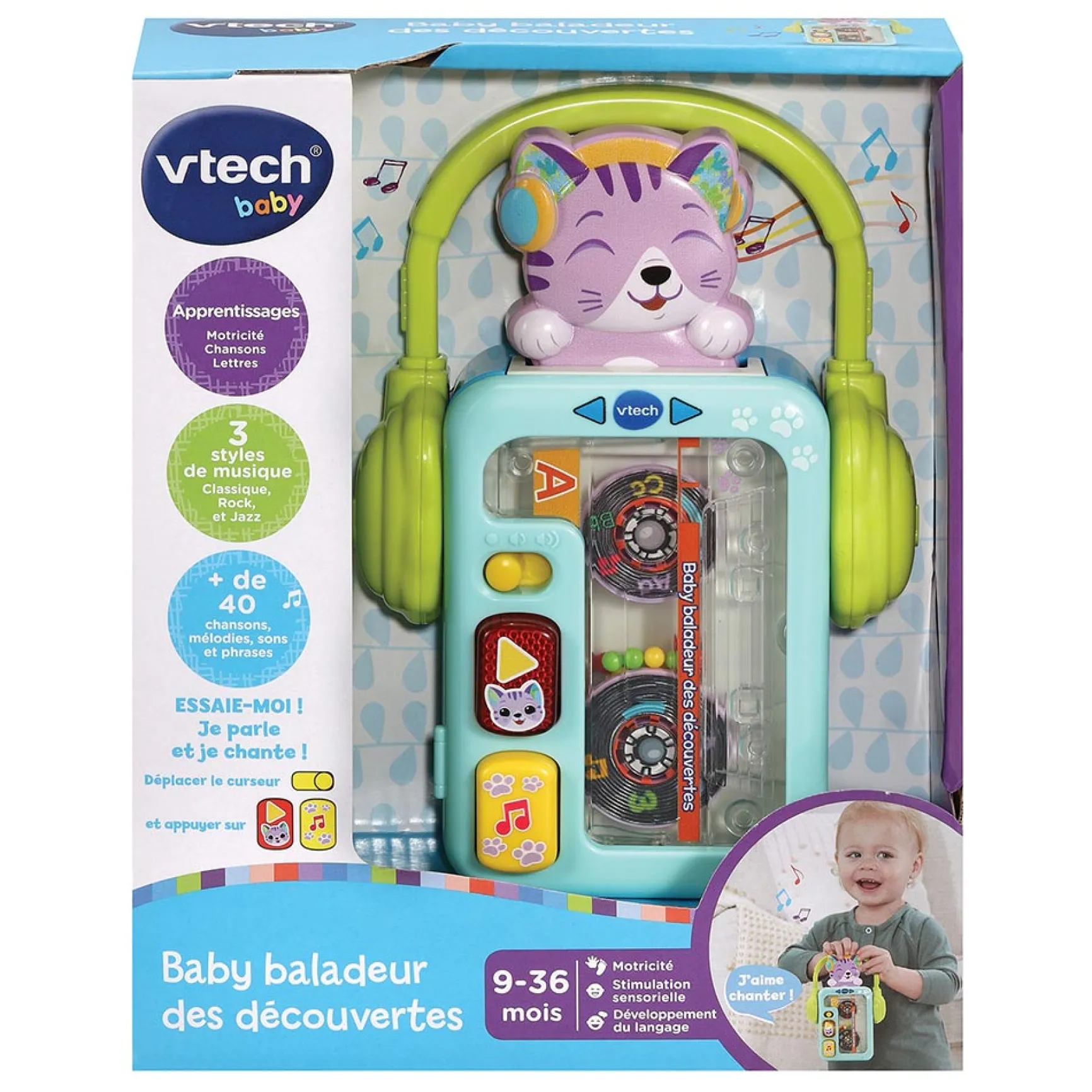 Baby baladeur des découvertes