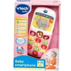 Baby smartphone bilingue rose