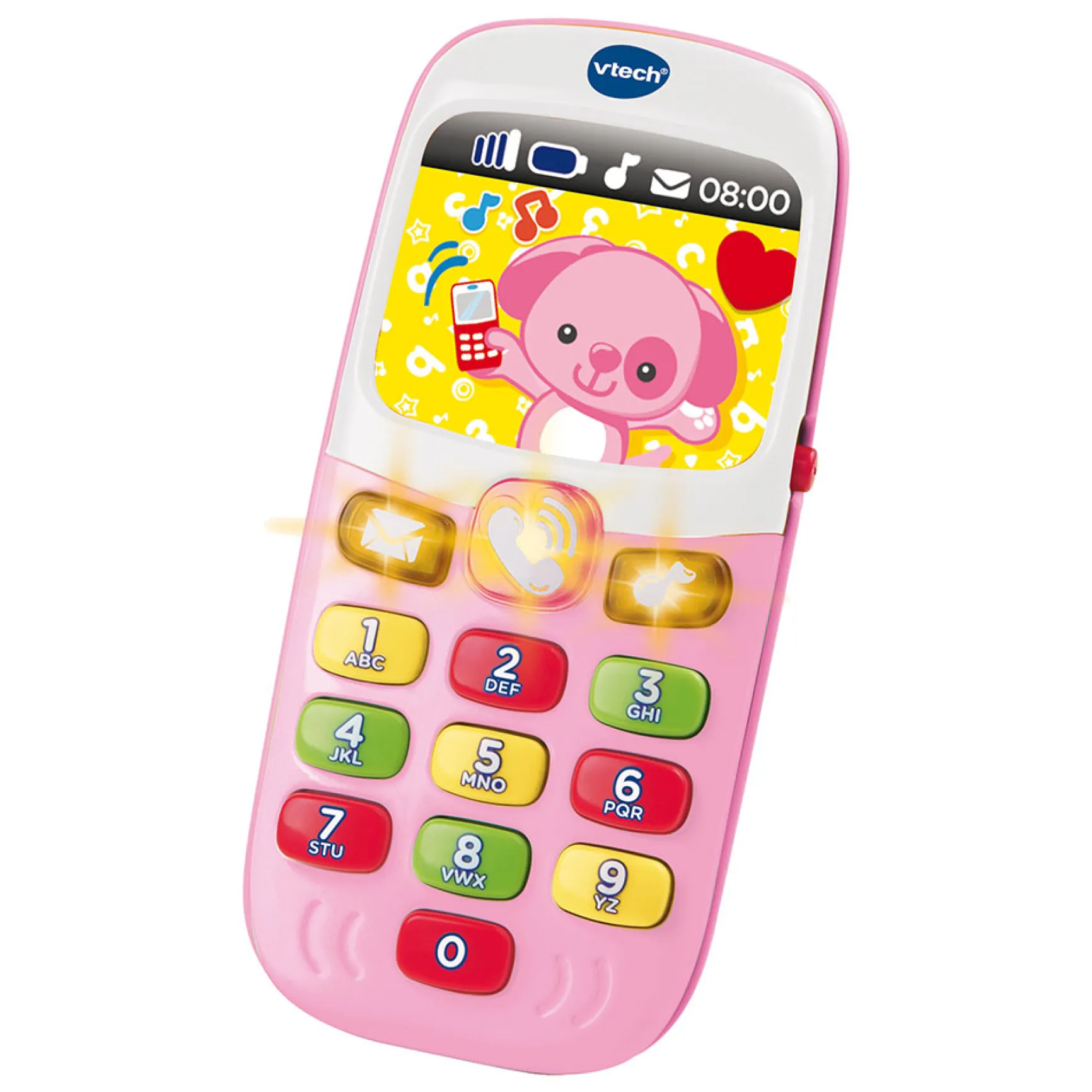 Baby smartphone bilingue rose
