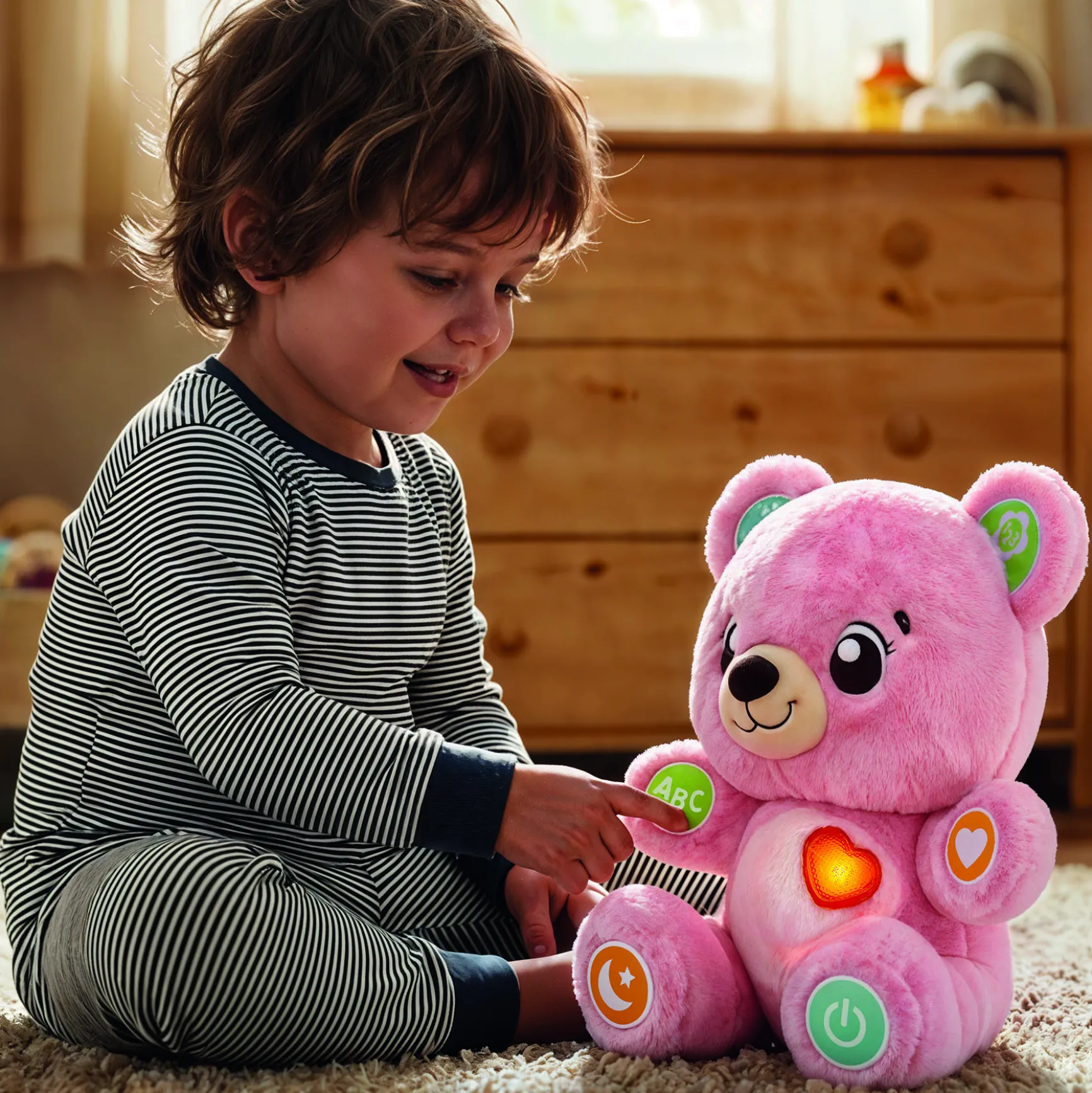 Bonbon, mon ourson à personnaliser - rose