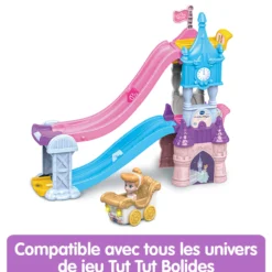 Château-toboggan enchanté - Tut Tut Bolides Disney Princesses