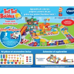 Circuit multipiste twist de petites voitures - Tut Tut Bolides
