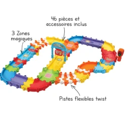 Circuit multipiste twist de petites voitures - Tut Tut Bolides