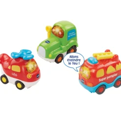 Coffret de petites voitures de secours parlantes - Tut Tut Bolides
