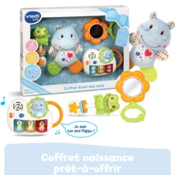 Coffret naissance - Eveil des sens - Bleu