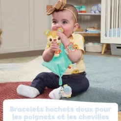 Coffret naissance toudoux - Doudou et bracelets hochets