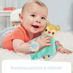 Coffret naissance toudoux - Doudou et bracelets hochets