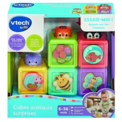 Cubes animaux surprises
