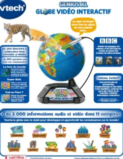 Genius XL - Globe vidéo interactif