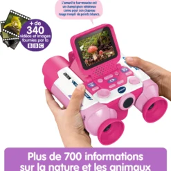 Genius XL - Jumelles vidéo interactives (rose)