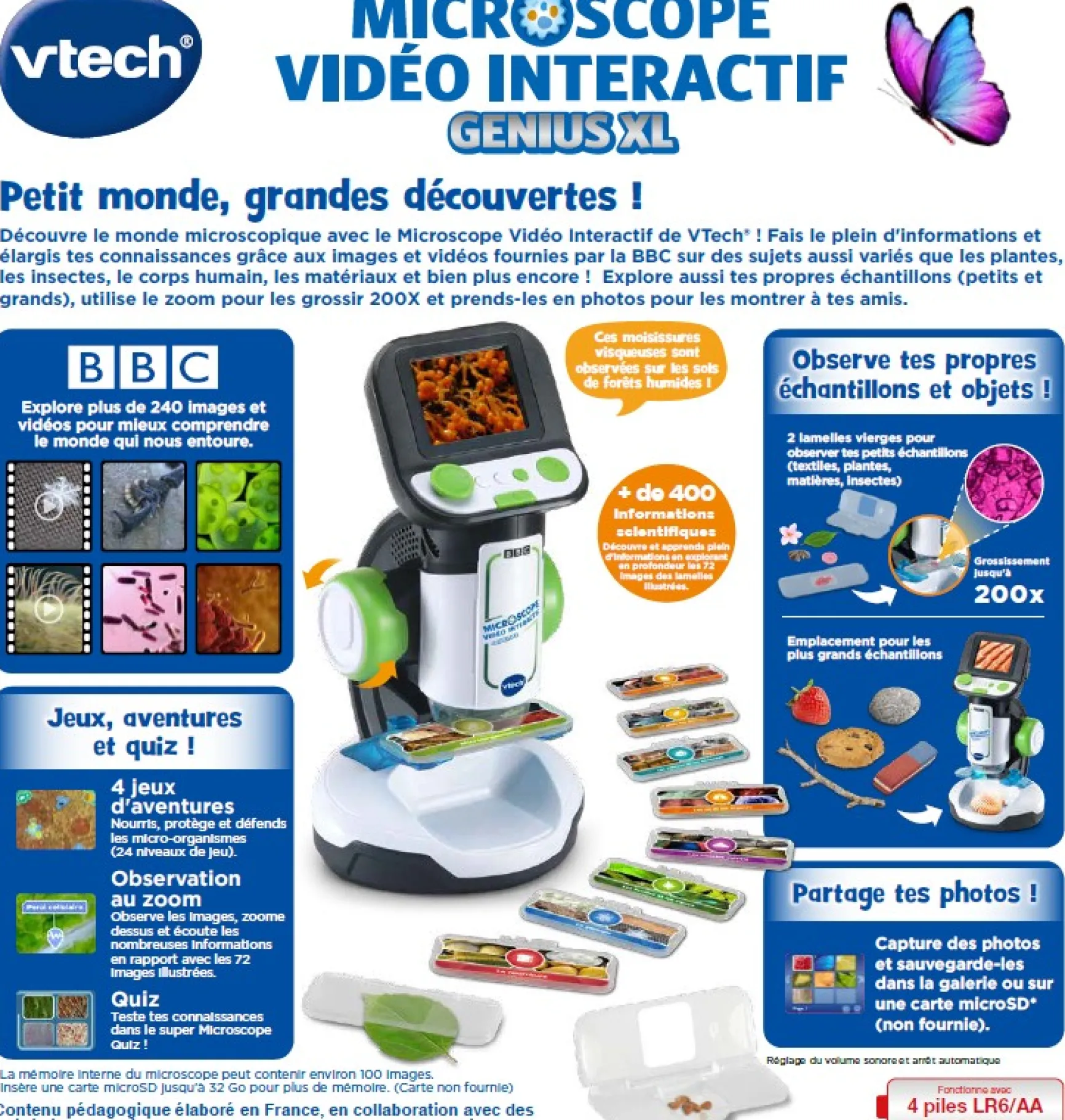 Genius XL - Microscope vidéo interactif