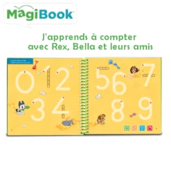 J'apprends à compter avec Rex et Bella - Livre Magibook