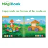 J'apprends les formes et les couleurs - Livre Magibook