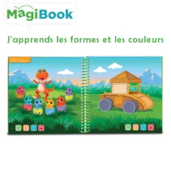 J'apprends les formes et les couleurs - Livre Magibook
