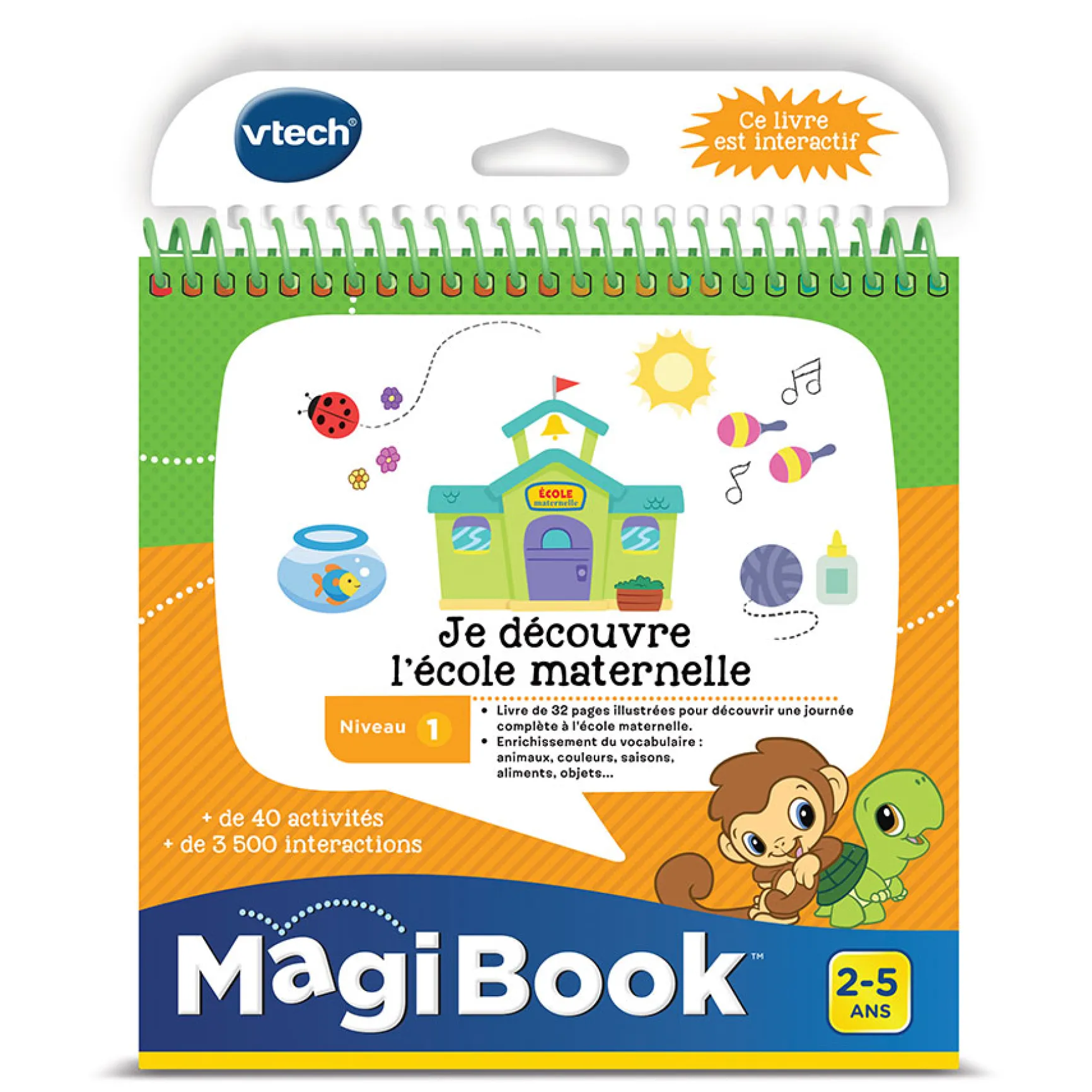 Je découvre l'école maternelle - Livre Magibook