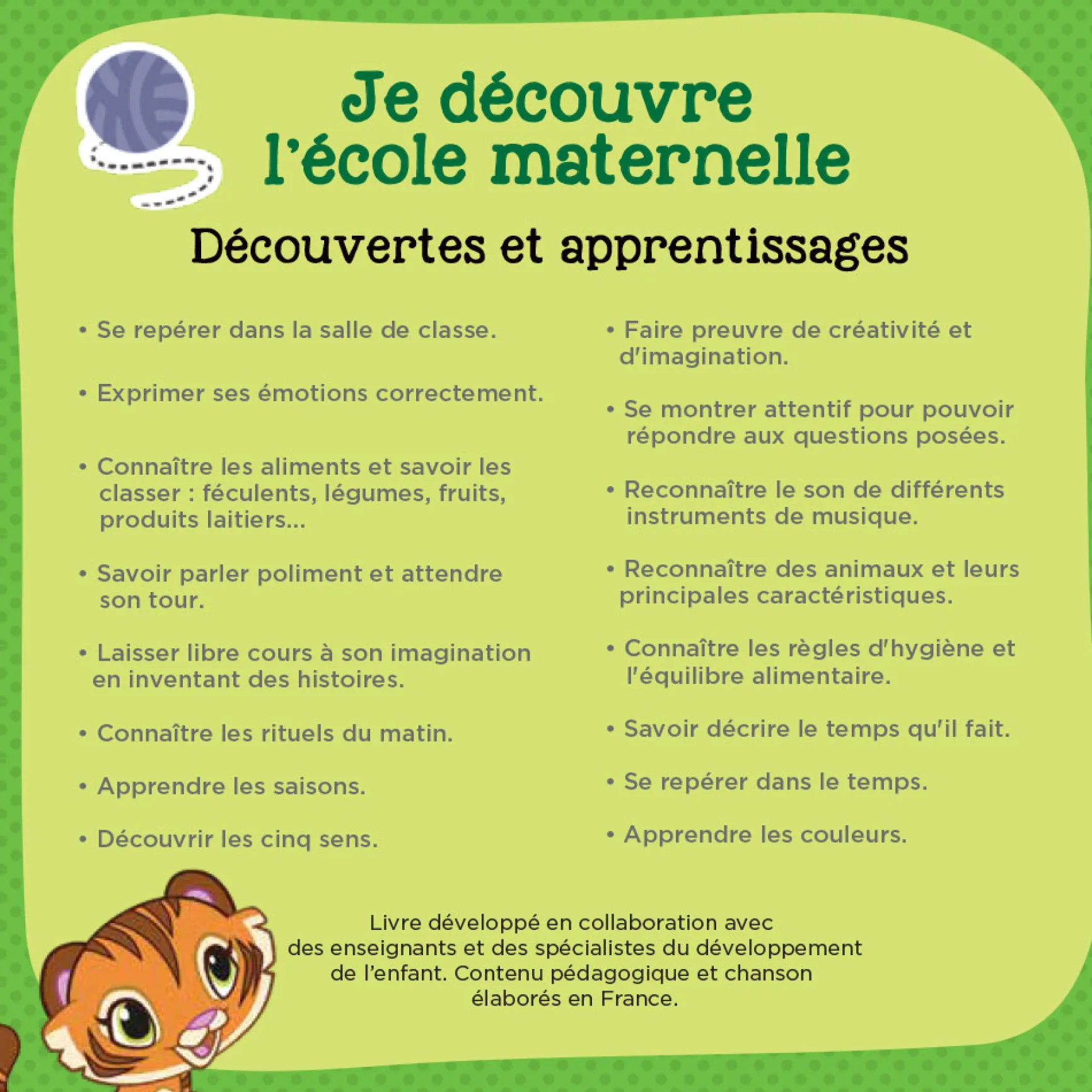 Je découvre l'école maternelle - Livre Magibook