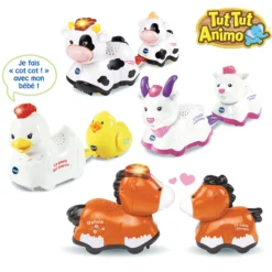 Jouet animaux de la ferme maman ou papa - Tut Tut Animo