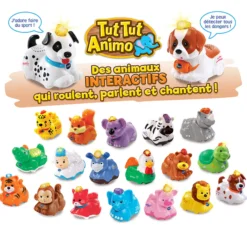 Jouet animaux qui roulent - Tut Tut Animo