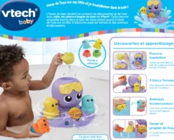 Julie, ma pieuvre toupie de bain
