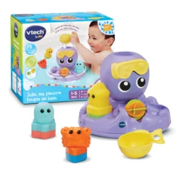 Julie, ma pieuvre toupie de bain