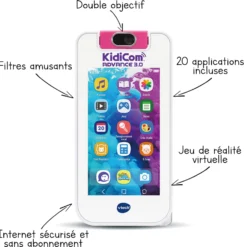 KidiCom Advance 3.0 blanc/rose