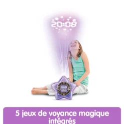 Kidimagic Starlight violet - réveil enfant