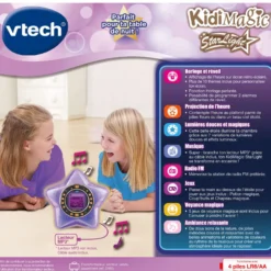 Kidimagic Starlight violet - réveil enfant