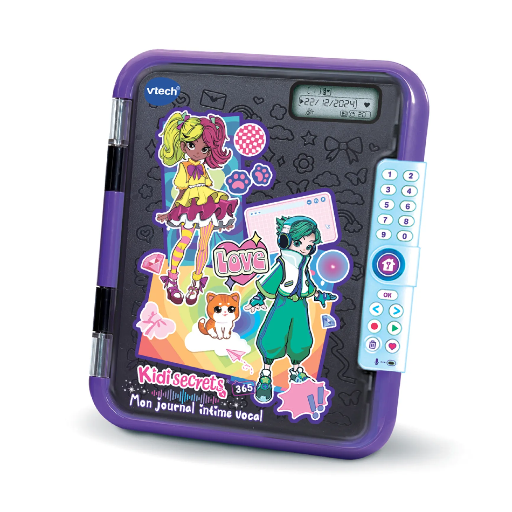 KidiSecrets 365 - Mon journal intime vocal (noir)