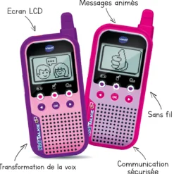 Kidi Talkie rose - talkies-walkies