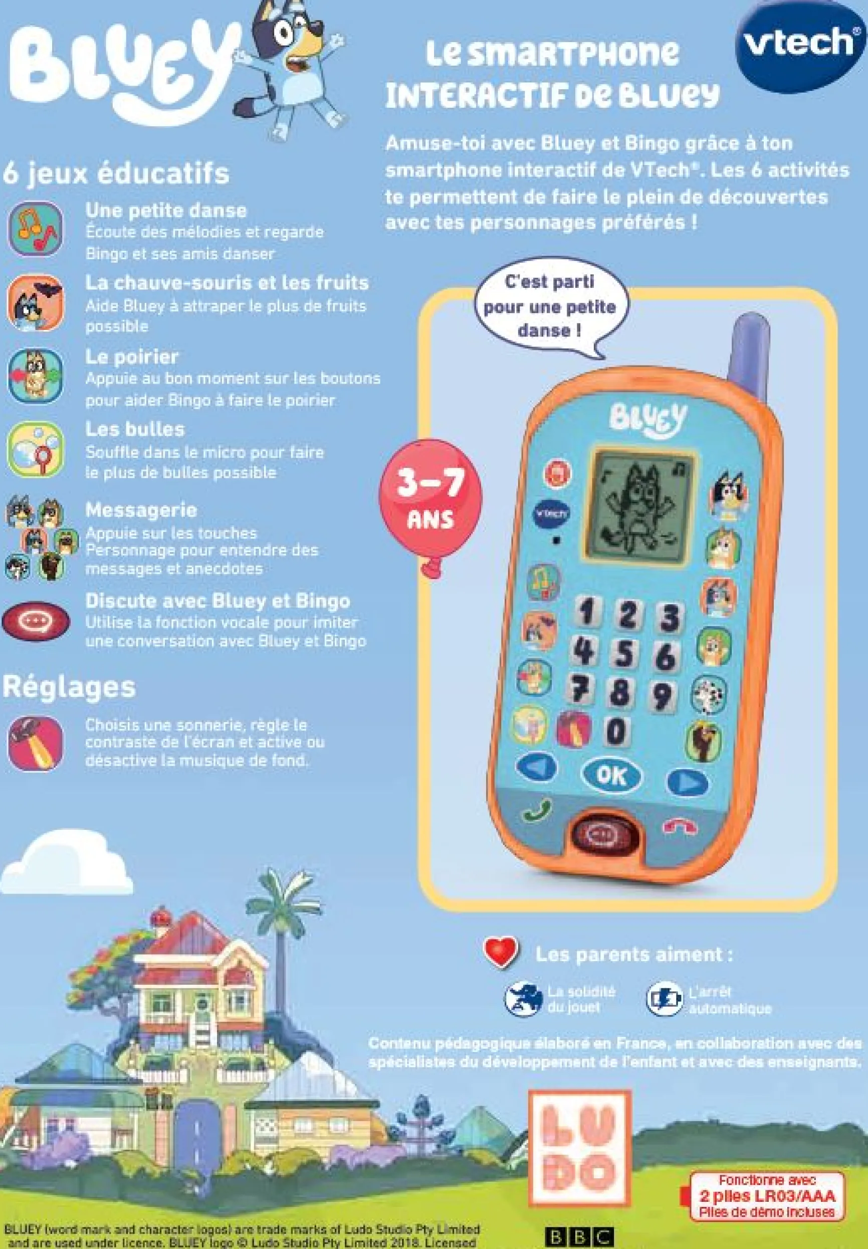 Le smartphone interactif de Bluey