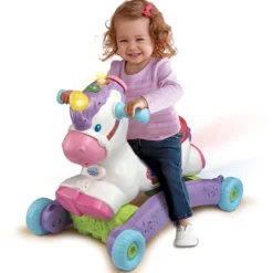 Licorne à bascule Cléo - porteur bébé