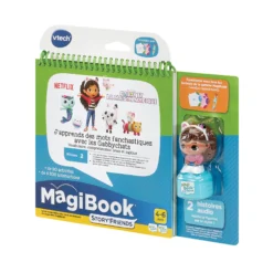 Livre Gabby "J’apprends des mots fanchastiques avec les Gabbychats " + figurine