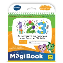 Livre interactif apprentissage des nombres - Livre Magibook - VTech