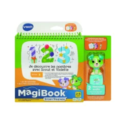 Livre Je découvre les nombres avec Scout et Violette + figurine