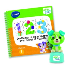 Livre Je découvre les nombres avec Scout et Violette + figurine
