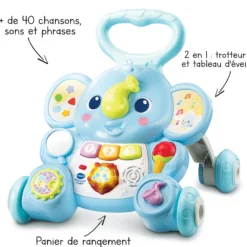 Éléphanteau Trottino - trotteur bébé