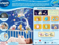 Lumi mobile Compte-moutons bleu - mobile pour bébé