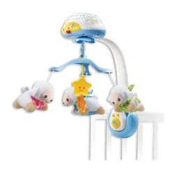 Lumi mobile Compte-moutons bleu - mobile pour bébé