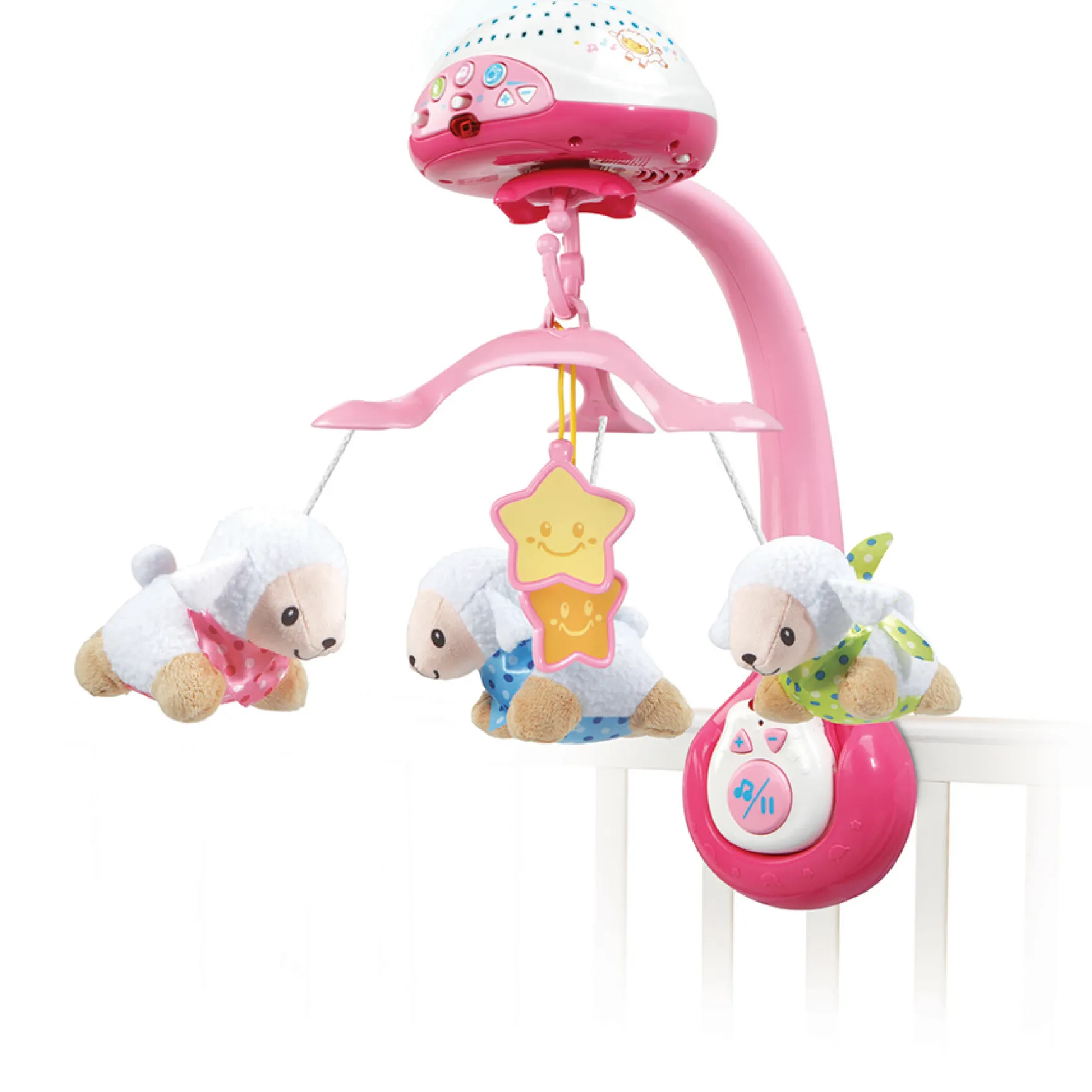 Lumi mobile Compte-moutons rose - mobile bébé