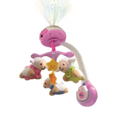 Lumi mobile Compte-moutons rose - mobile bébé