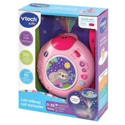 Lumi veilleuse nuit enchantée rose