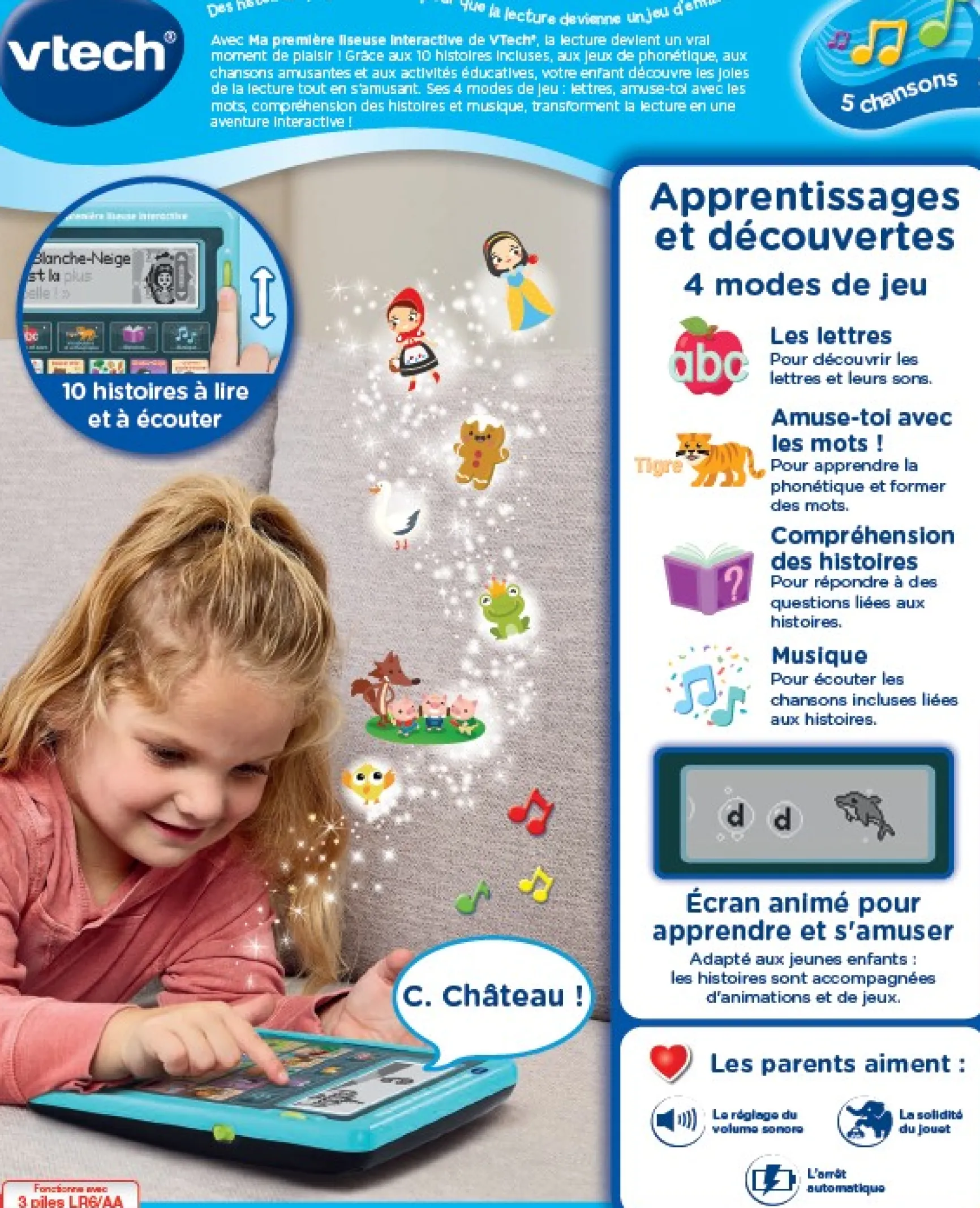 Ma première liseuse interactive