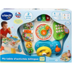 Ma table d'activités bilingue