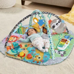 Maxi tapis d'éveil sensoriel 7 en 1