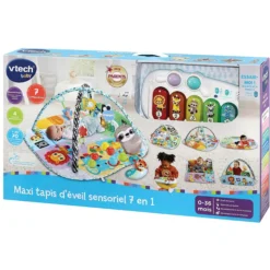 Maxi tapis d'éveil sensoriel 7 en 1